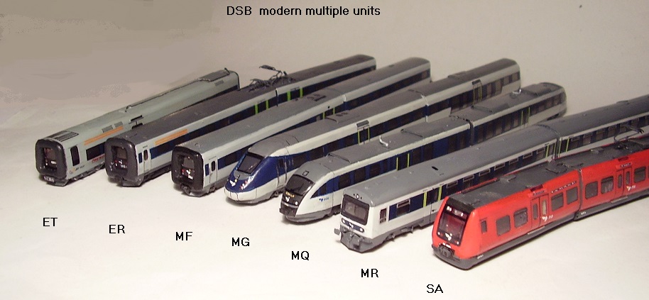 DSB modern multiple units