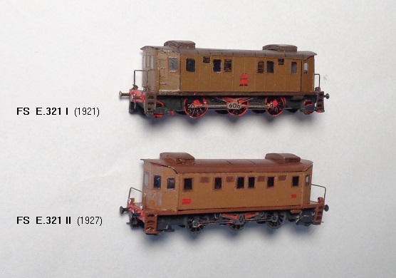 FS E.321 I (1921),   FS E.321 II (1927)  (third rail)