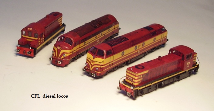 CFL  Diesel locos