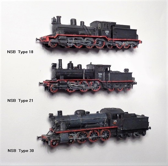 NSB Type 18,  NSB Type 21,  NSB Type 30