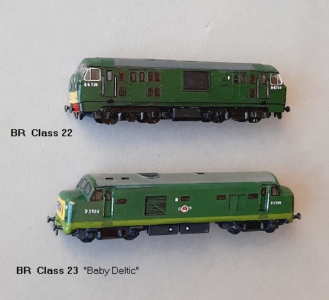 BR Class 22,  BR Class 23 (`Baby Deltic´)