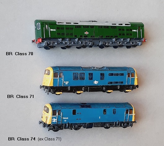 BR Class 70,  BR Class 71,  BR Class 74 (ex Class 71)