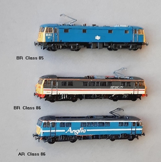 BR Class 85,  BR Class 86,  AR Class 86