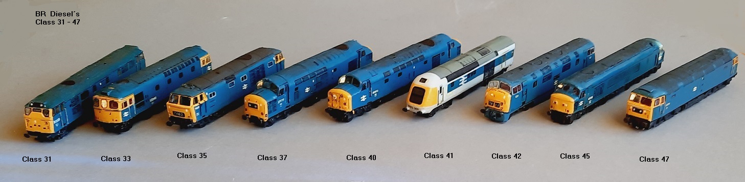 BR Diesel´s, Class 31 - Class 47