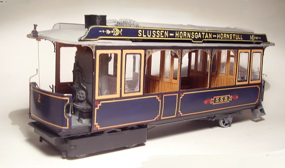Scale 1:25:  SSB (Stockholm) steam tram