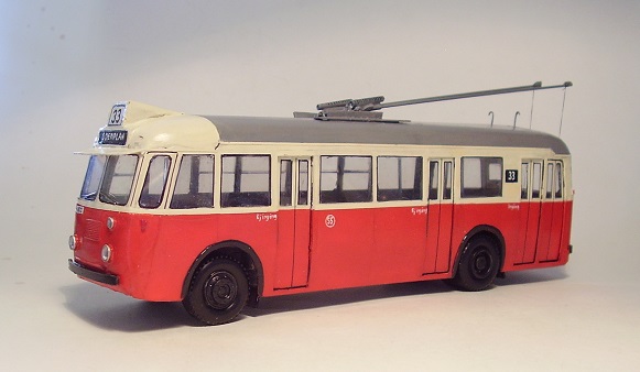 Scale 1:43:  SS trolleybus F3
