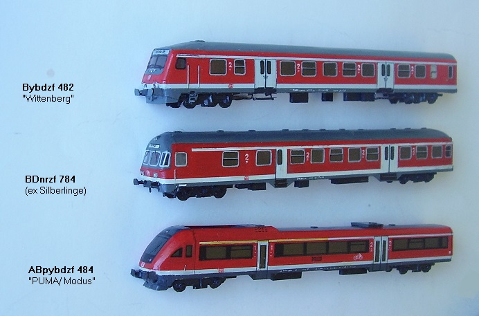 DB driving trailers: ´Wittenberg´, ex ´Silberlinge´ and ´PUMA´