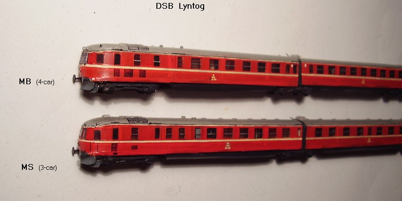 DSB MB (Lyntog),  DSB MS (Lyntog)