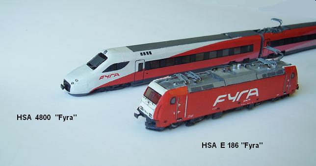 HSA/Fyra 4800,  HSA/Fyra E 186