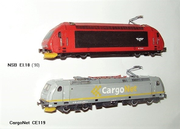 NSB El.18,  CargoNet CE 119
