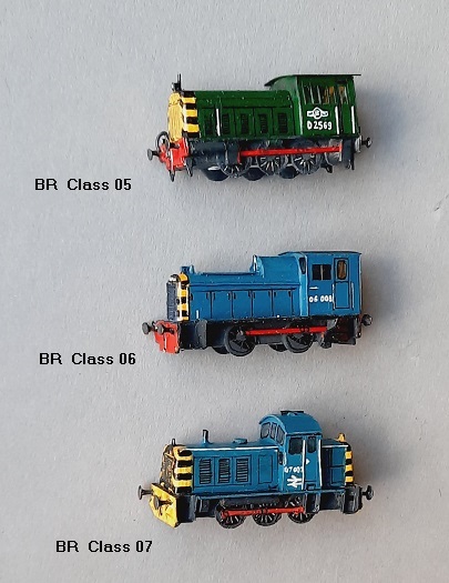 BR Class 05,  BR Class 06,  BR Class 07
