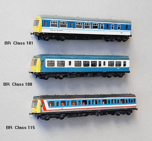 BR Class 101,  BR Class 108,  BR Class 115