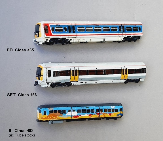 BR Class 465,  SET Class 466,   IL Class 483 (ex Tube Stock)