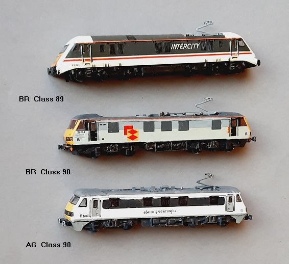 BR Class 89,  BR Class 90,  AG Class 90
