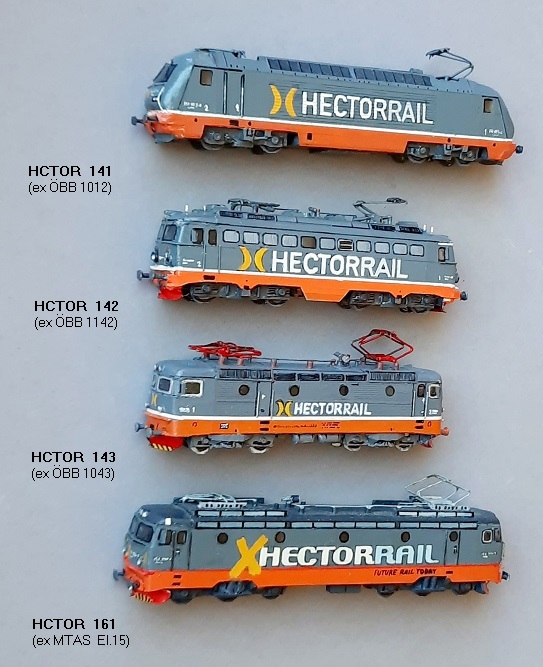 Hector Rail 141,  Hector Rail 142,  Hector Rail 143,  Hector Rail 161