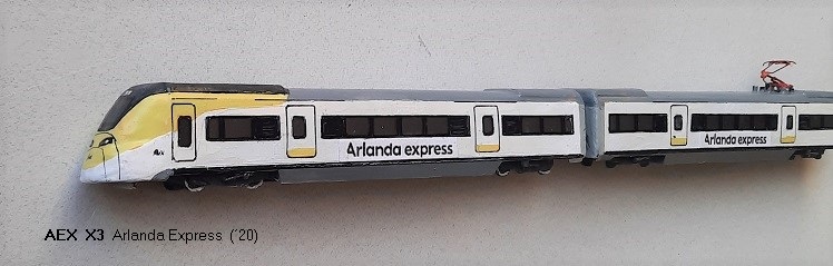 Arlanda Express X3 (färgschema fr. 2021)