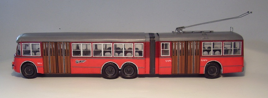 Maßtab  1:50:    SS  trolleybus F4 (Alfa Romeo)